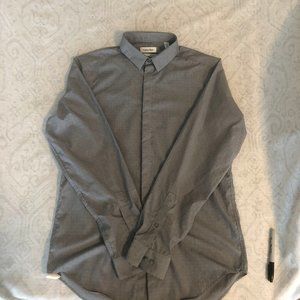 Calvin Klein light grey dress shirt